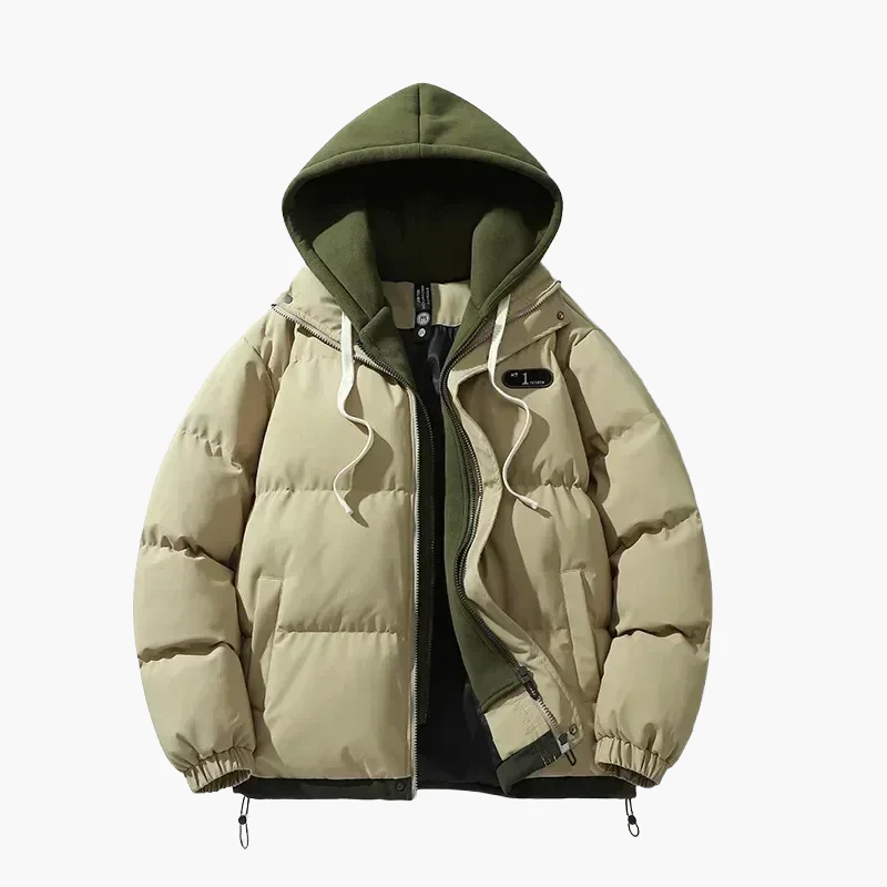 Herren Winter Steppjacke mit Kapuze – Modische Outdoorjacke für Alltag und Freizeit - Image 8