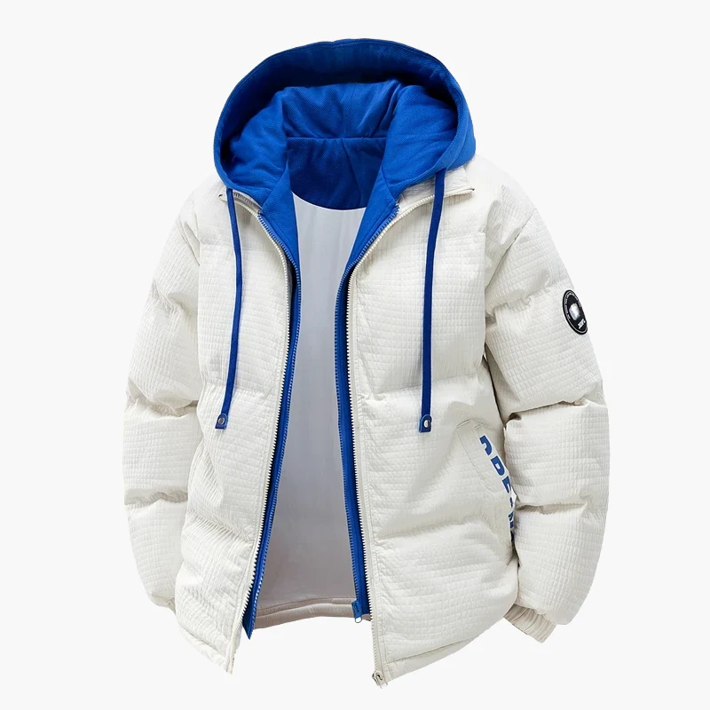 Herren Winter Steppjacke mit Kapuze – Modischer Freizeitmantel für kalte Tage - Image 4