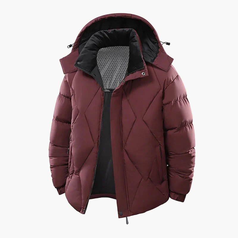 Herren Winter Steppjacke mit Kapuze – Stylische Outdoor Übergangsjacke für Alltag und Freizeit - Image 3