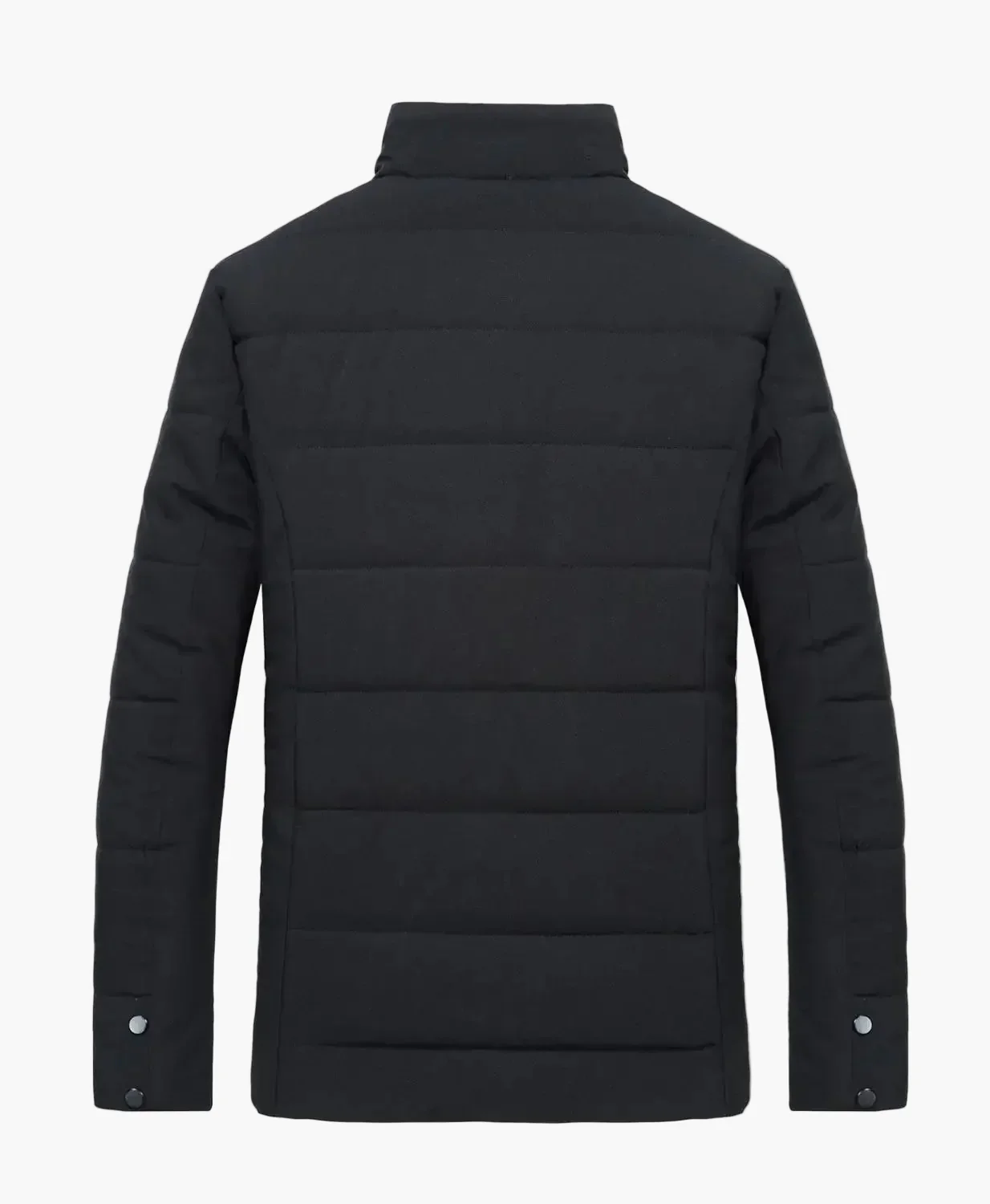 Herren Winter Steppjacke mit Stehkragen und Reißverschlusstaschen – Modisch & Warm für Alltag und Freizeit - Image 3