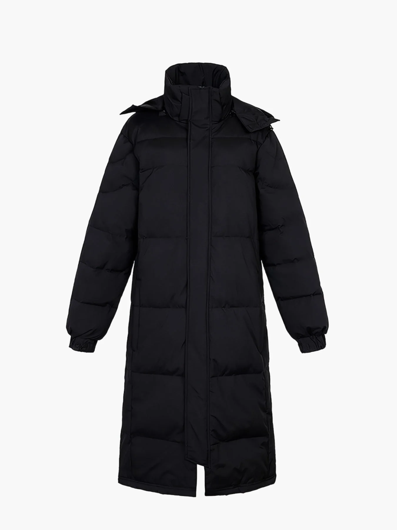 Herren Winter Steppmantel Lang Casual mit Kapuze und Taschen – Perfekt für Outdoor & Alltag - Image 4