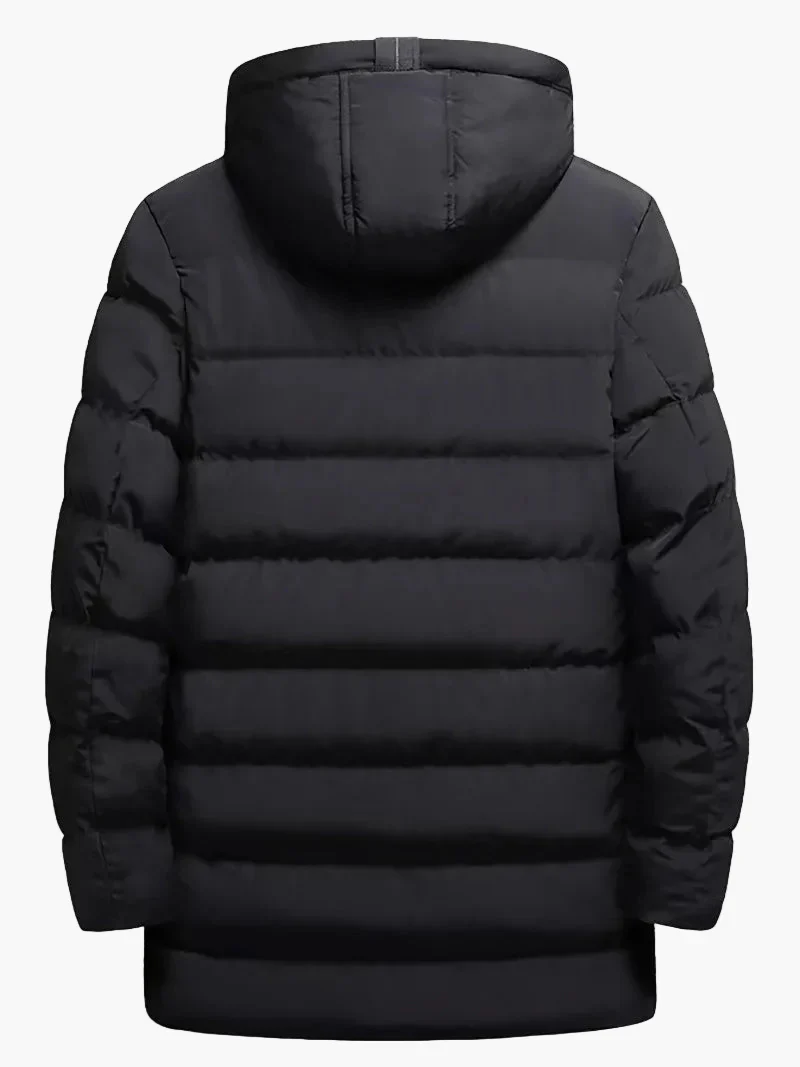 Herren Winter Steppmantel Lang – Lässiger Parka für Alltag & Outdoor - Image 5