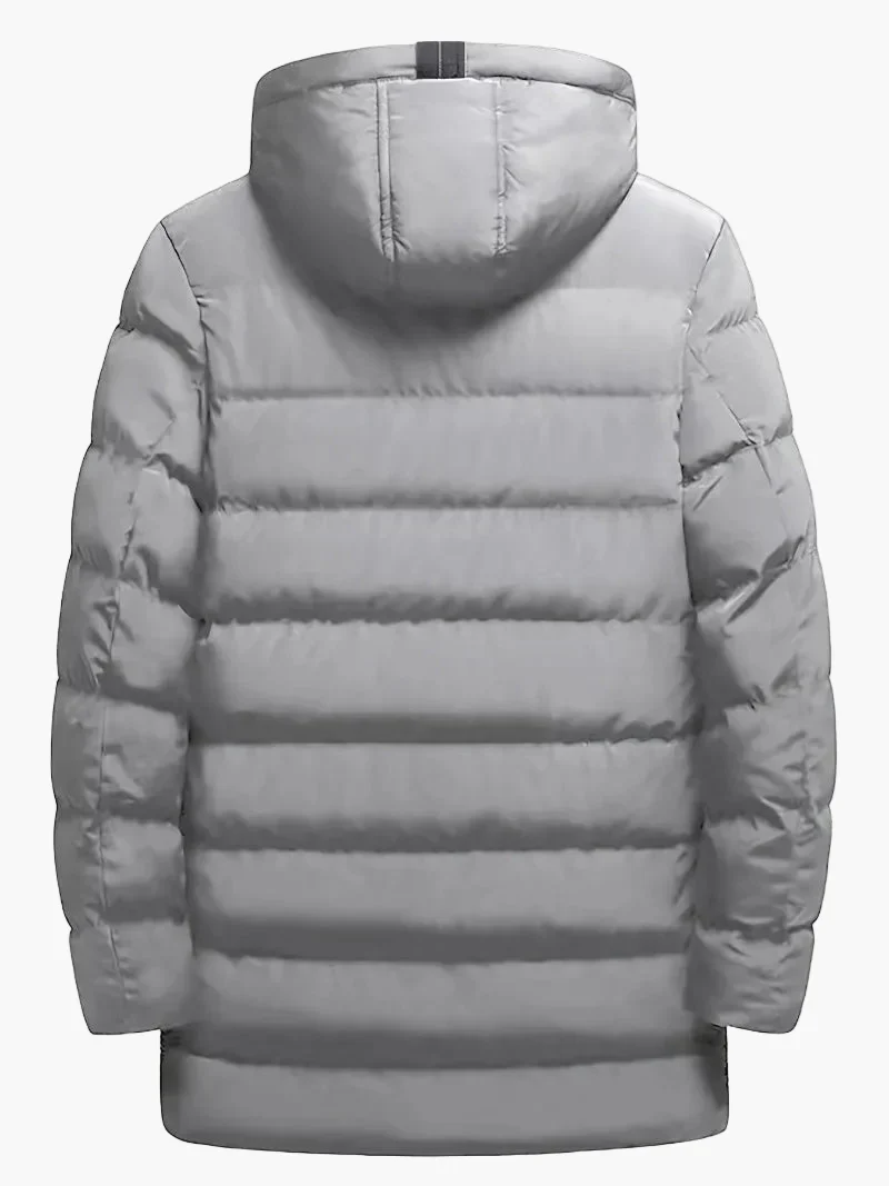 Herren Winter Steppmantel Lang – Lässiger Parka für Alltag & Outdoor - Image 6