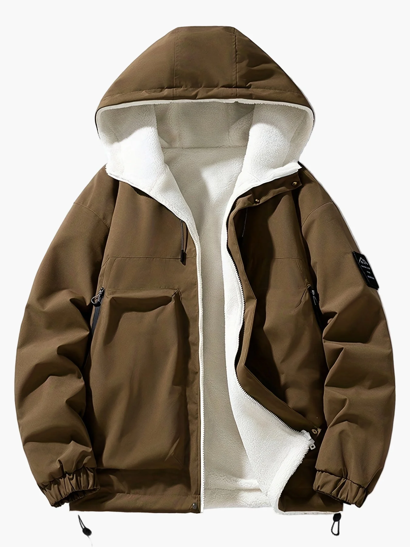 Herren Winterjacke mit Kapuze – Casual Streetwear Outdoorjacke - Image 8