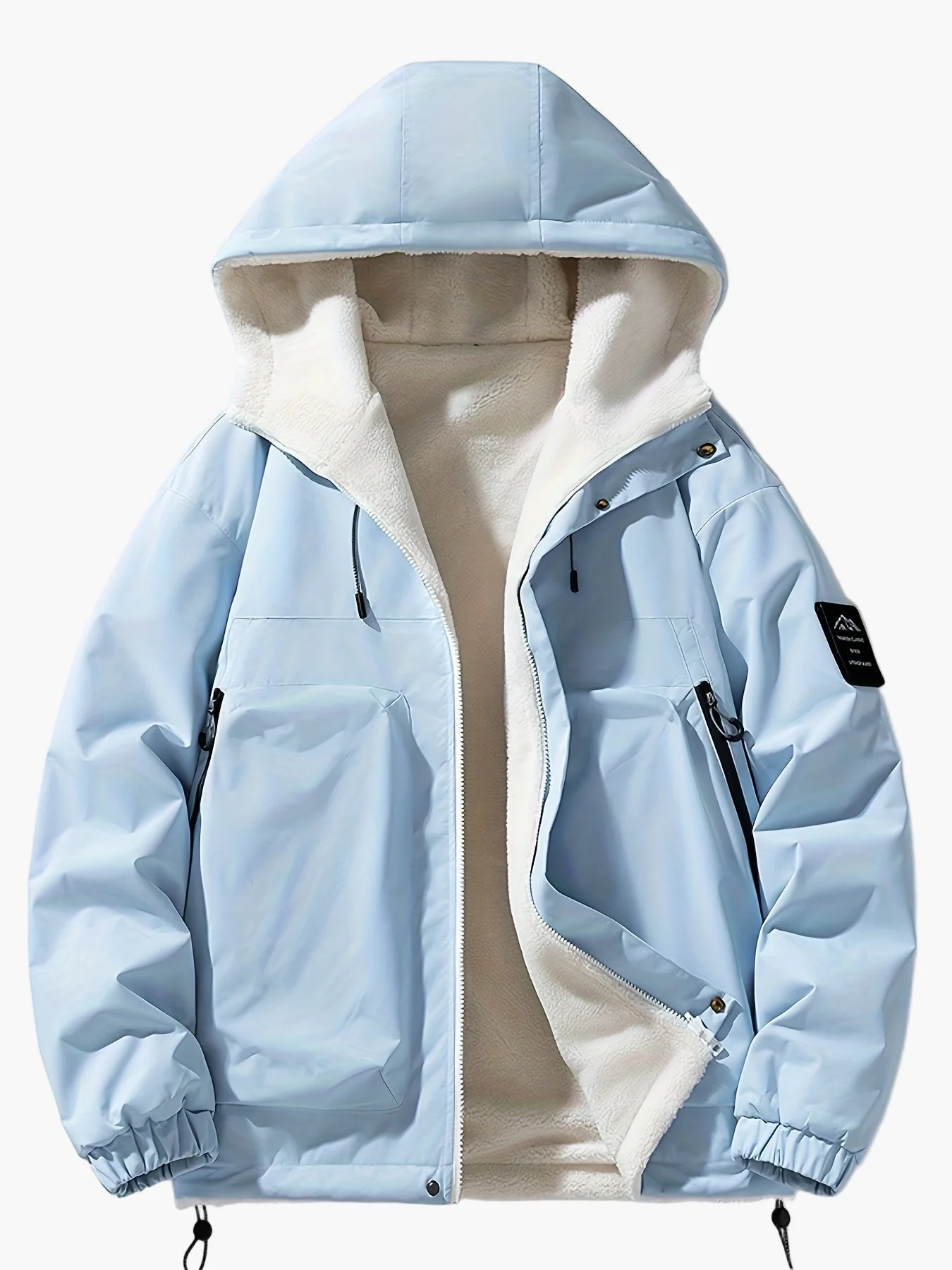 Herren Winterjacke mit Kapuze – Casual Streetwear Outdoorjacke - Image 9