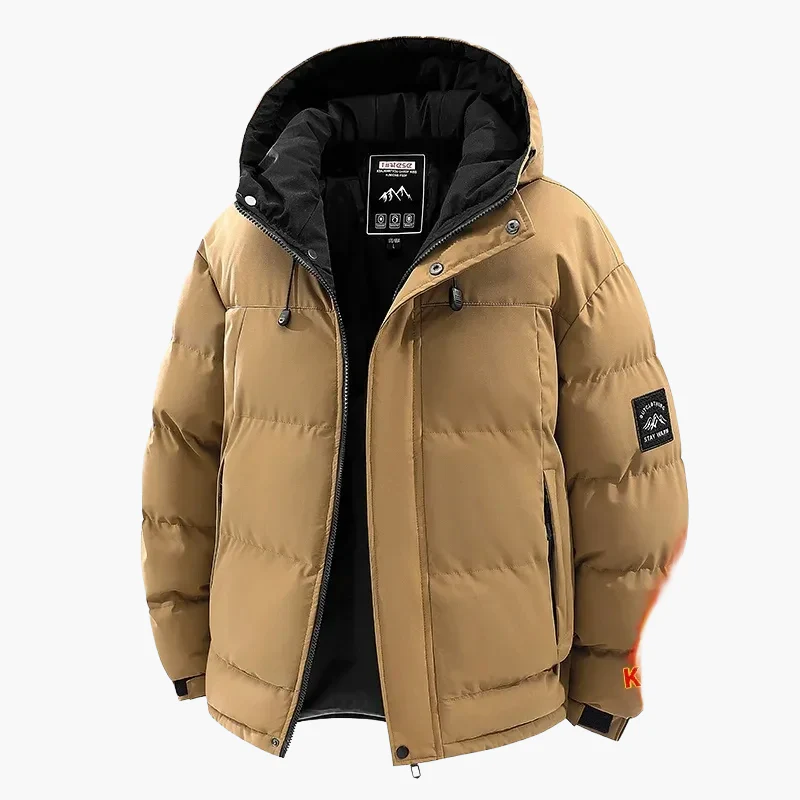 Herren Winterjacke Outdoor Wasserdicht Winddicht Kapuzenjacke Casual - Image 6