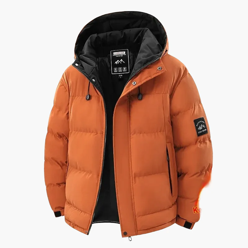 Herren Winterjacke Outdoor Wasserdicht Winddicht Kapuzenjacke Casual - Image 8