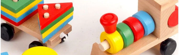 Holz Lernspielzeug Zug für Kinder – Stapel- und Sortierspiel ab 1 Jahr - Image 4