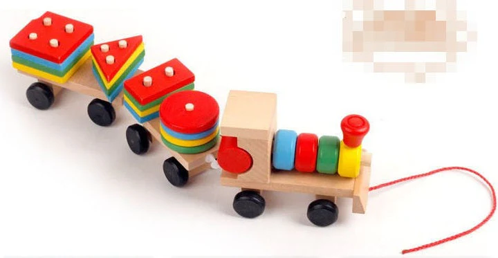 Holz Lernspielzeug Zug für Kinder – Stapel- und Sortierspiel ab 1 Jahr - Image 5