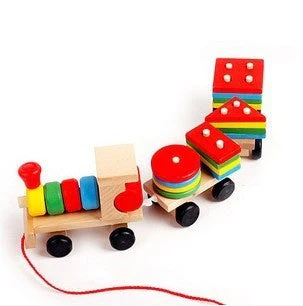 Holz Lernspielzeug Zug für Kinder – Stapel- und Sortierspiel ab 1 Jahr - Image 6