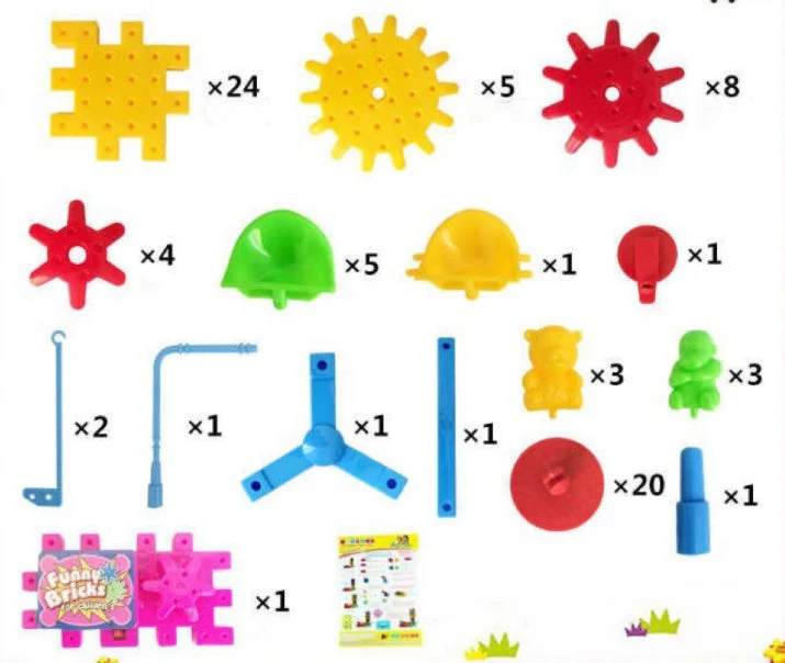 Interaktives Eltern-Kind-Zeit Zahnrad-Bausteinspielzeug für Kinder – Kreatives Lernspiel für Mädchen und Jungen - Image 5
