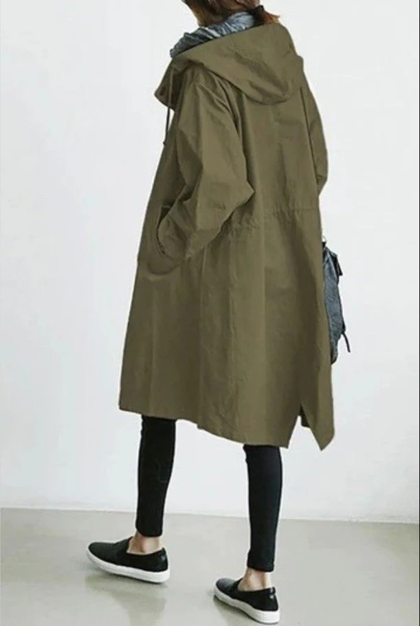 Kelly – Lässiger Mid-Length Windbreaker für Damen mit langen Ärmeln - Image 7
