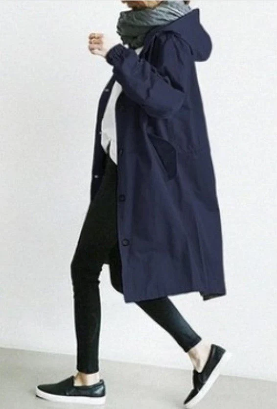 Kelly – Lässiger Mid-Length Windbreaker für Damen mit langen Ärmeln - Image 8