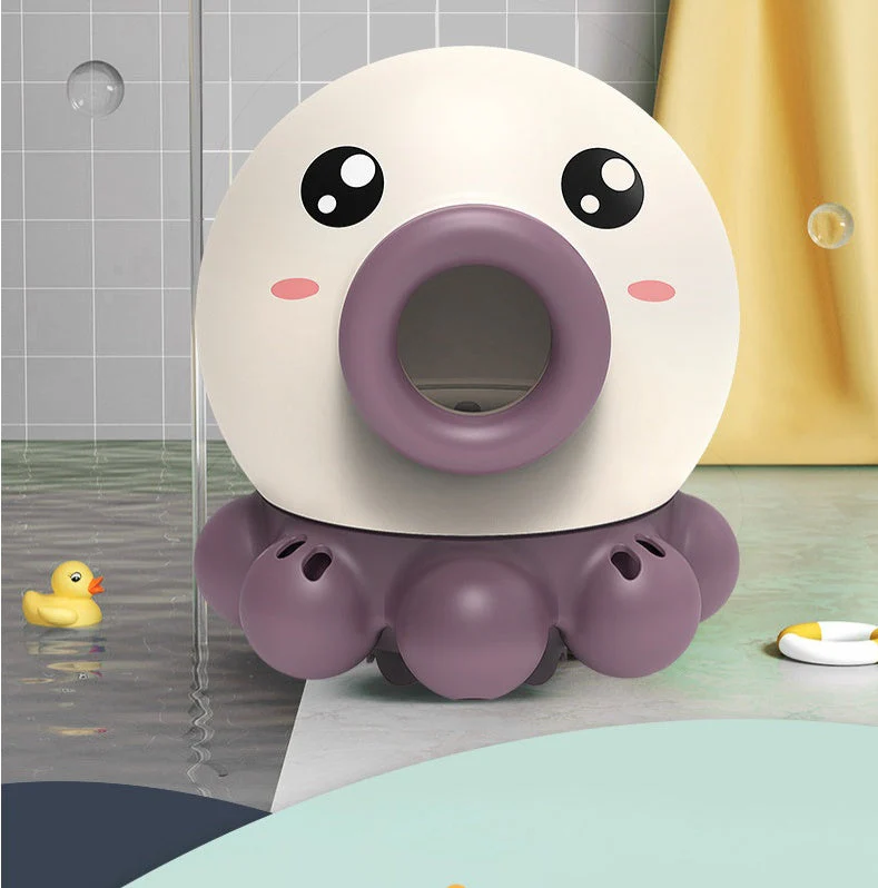 Kinder Bade-Spielzeug Oktopus – Interaktives Wasserspritz-Spielzeug für Babys und Kleinkinder – Badespaß für Mädchen und Jungen - Image 11