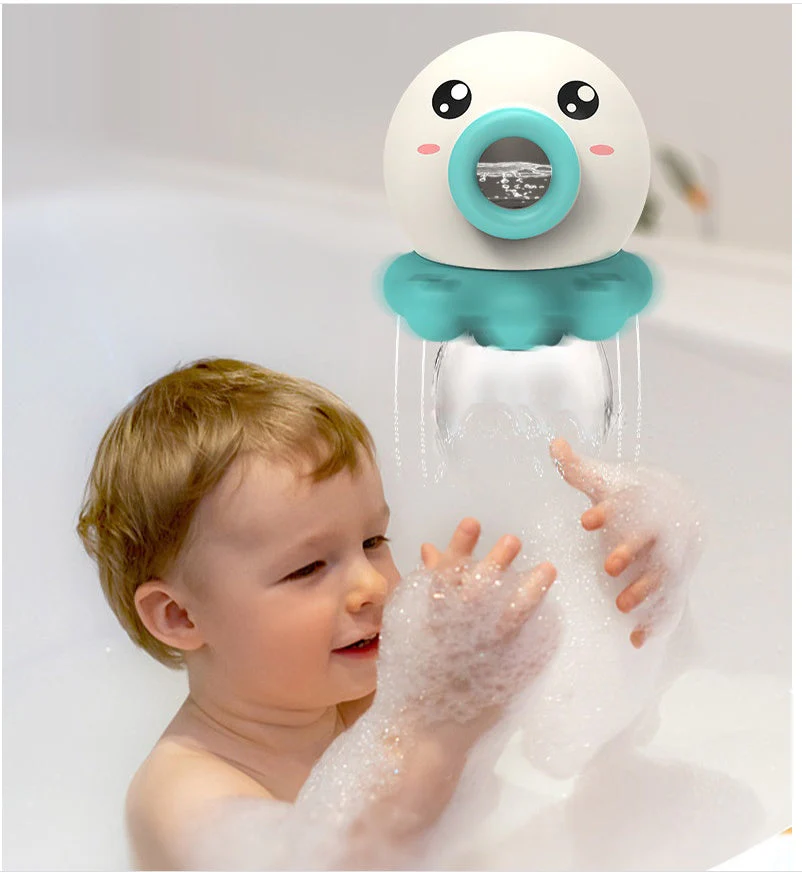 Kinder Bade-Spielzeug Oktopus – Interaktives Wasserspritz-Spielzeug für Babys und Kleinkinder – Badespaß für Mädchen und Jungen - Image 6