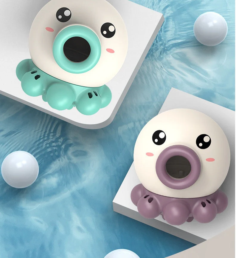 Kinder Bade-Spielzeug Oktopus – Interaktives Wasserspritz-Spielzeug für Babys und Kleinkinder – Badespaß für Mädchen und Jungen - Image 7