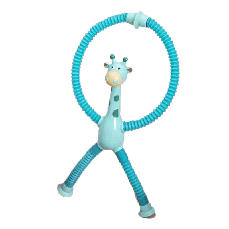 Kinder Cartoon Telescopic Giraffe Fidget Spielzeug mit Saugnapf – Stressabbau & Sensorischer Spaß - Image 10