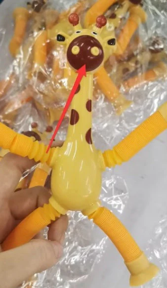 Kinder Cartoon Telescopic Giraffe Fidget Spielzeug mit Saugnapf – Stressabbau & Sensorischer Spaß - Image 12
