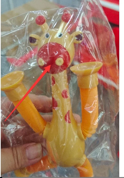Kinder Cartoon Telescopic Giraffe Fidget Spielzeug mit Saugnapf – Stressabbau & Sensorischer Spaß - Image 13