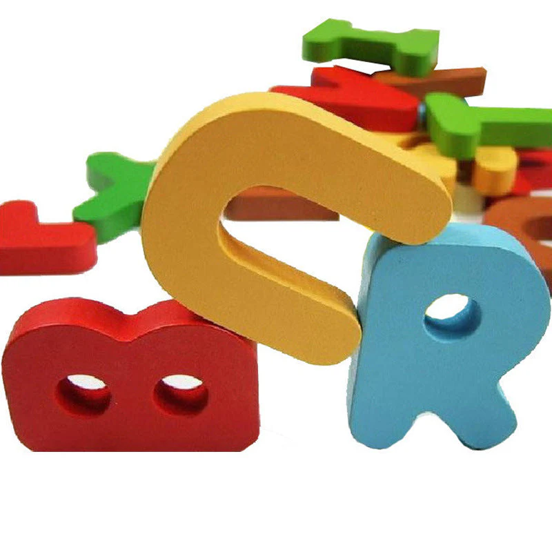 Kinder Lernspielzeug Holz Alphabet Buchstaben Puzzle mit Karten – Unisex, Vorschule, Frühe Bildung - Image 2