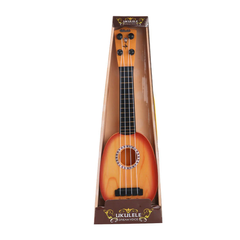 Kinder-Simulations-Ukulele Spielzeug – Lerninstrument für Jungen und Mädchen, realistische Ukulele für musikalische Früherziehung - Image 2