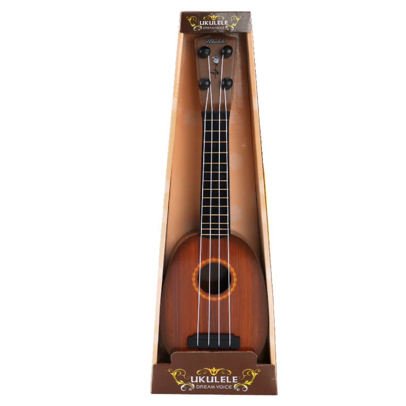 Kinder-Simulations-Ukulele Spielzeug – Lerninstrument für Jungen und Mädchen, realistische Ukulele für musikalische Früherziehung - Image 4