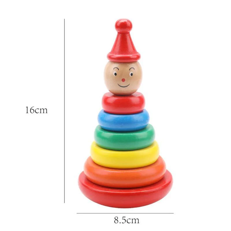 Kinder Stapelspielzeug Holz Regenbogen Turm – Lernspielzeug für Jungen und Mädchen, Montessori Pädagogik - Image 5