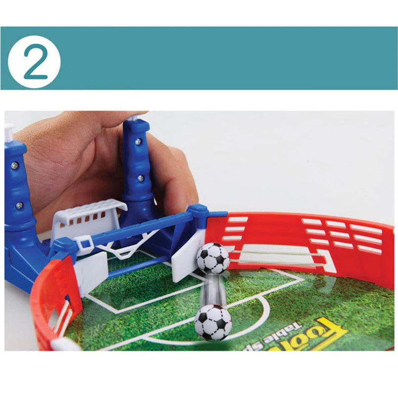 Kinder Tischfußballspiel Mini Tisch-Soccer für Zwei Spieler – Familienspaß und Geschicklichkeitsspiel - Image 6