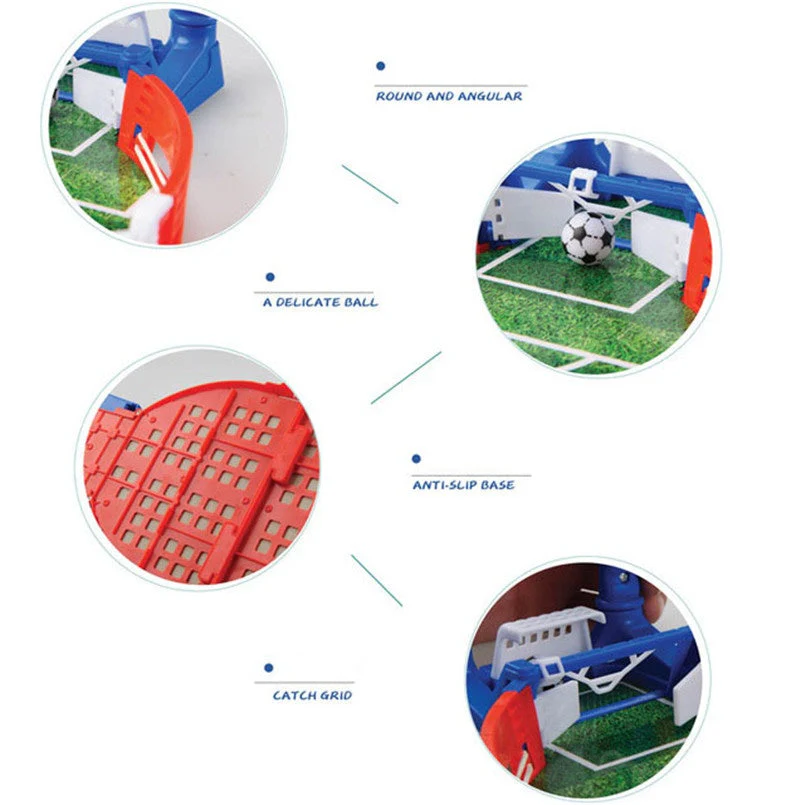 Kinder Tischfußballspiel Mini Tisch-Soccer für Zwei Spieler – Familienspaß und Geschicklichkeitsspiel - Image 7