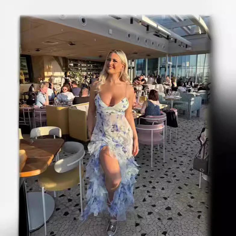 Laura – Damen Frühlings- und Sommerkleid mit 3D-Effekt - Image 4