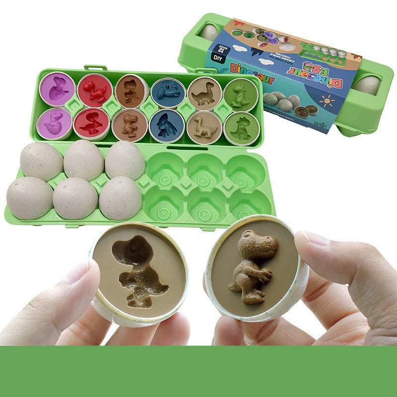 Lernspielzeug Ei-Set für Kinder – Pädagogisches Sortier- & Steckspiel ab 3 Jahren, Jungen & Mädchen - Image 4