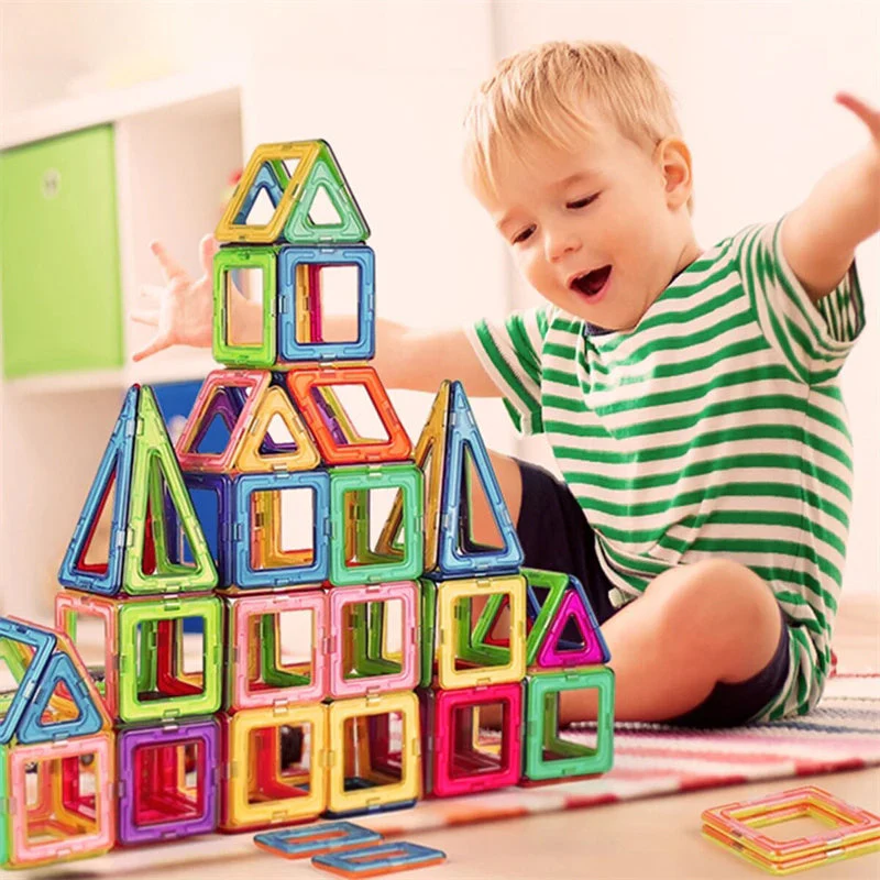 Magnetische Konstruktionsspielzeug Bausteine für Kinder – Pädagogisches Set, Kreatives Bauen, Jungen & Mädchen - Image 2