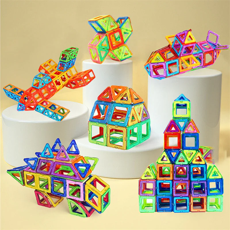 Magnetische Konstruktionsspielzeug Bausteine für Kinder – Pädagogisches Set, Kreatives Bauen, Jungen & Mädchen - Image 5