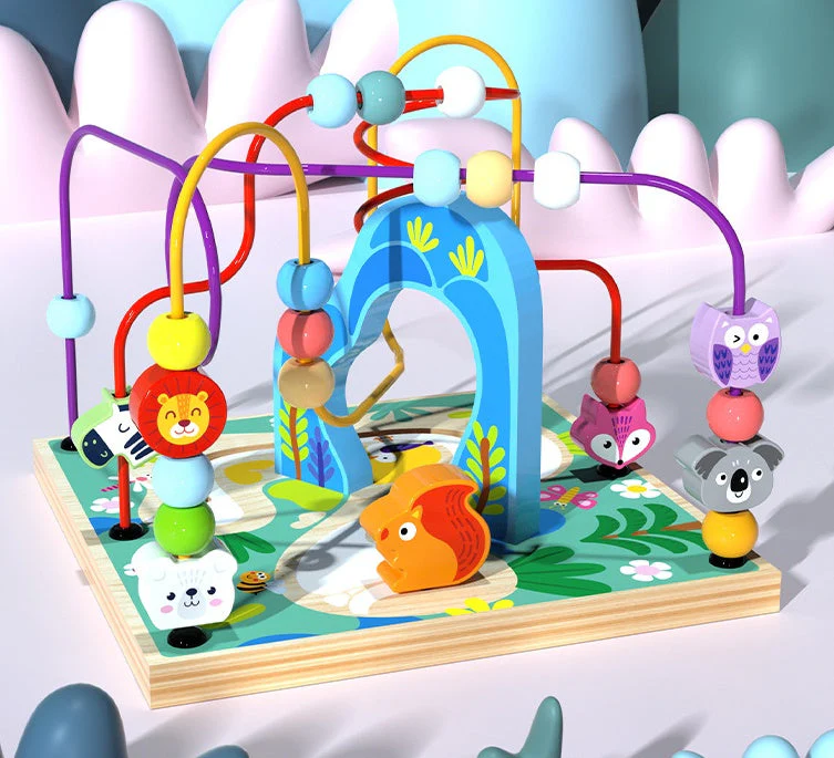 Multifunktionales Motorikspielzeug Lernwürfel für Kinder – Alphabet, Tiere, Formen & Zahlen – Pädagogisches Spielzeug - Image 2