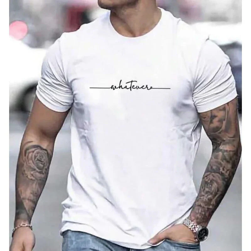 Roger – Lustiges bedrucktes Freizeit T-Shirt mit Rundhalsausschnitt in Übergröße - Image 6