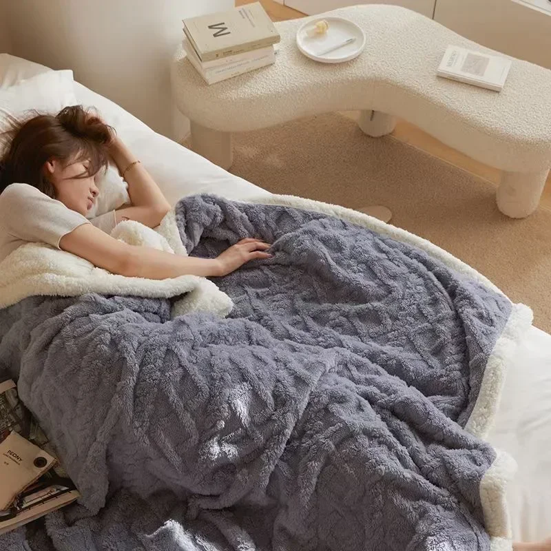 Ultra Kuscheldecke Sherpa Winterdecke für Damen und Herren – Flauschige Sofadecke für gemütliche Abende und Schlafzimmer - Image 5