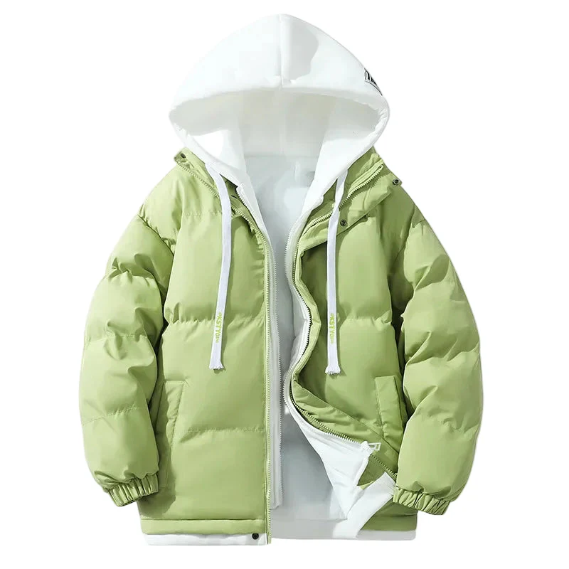 Unisex Winter Steppjacke mit Kapuze – Modischer Freizeitmantel für Damen und Herren - Image 3