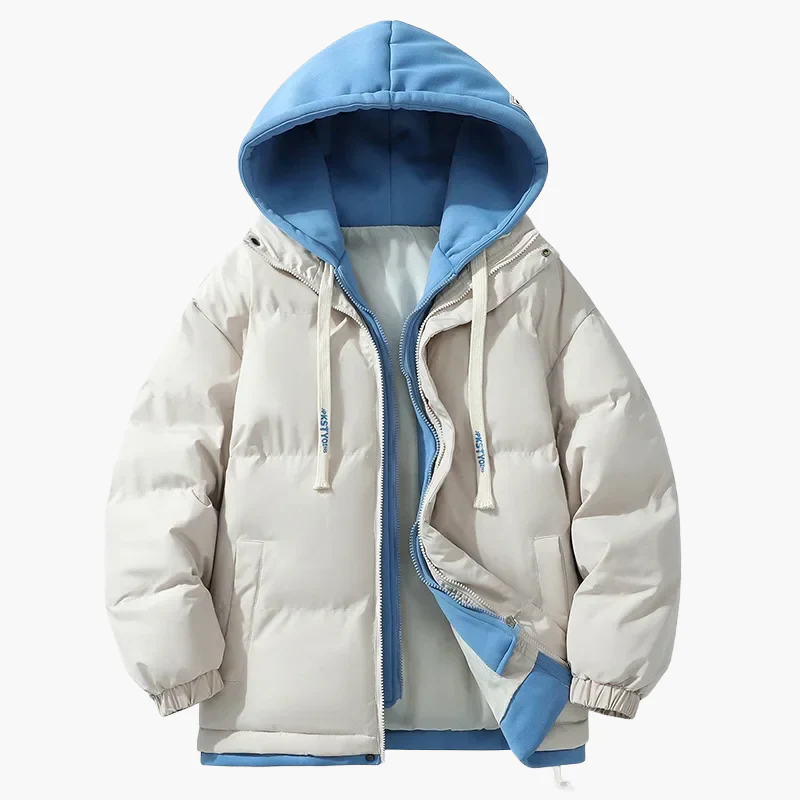 Unisex Winter Steppjacke mit Kapuze – Modischer Freizeitmantel für Damen und Herren - Image 4