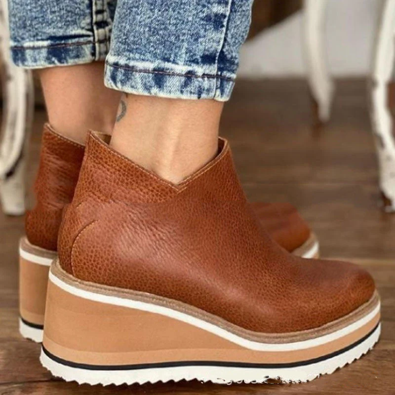 Zoe – Flache Stiefel mit seitlichem Reißverschluss für Herbst und Winter - Image 6